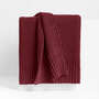 View Sweater Knit 70"x55" Garnet Throw Blanket - image 1 of 5