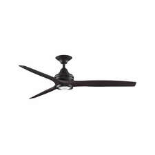 View Fanimation Spitfire 60" Dark Bronze/Walnut Indoor/Outdoor Ceiling Fan with LED Light - image 1 of 1