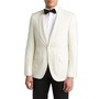 Peter Millar Tailored Wool Dinner Jacket, Main, color, Off White