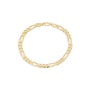 Argento Vivo Sterling Silver Men's Figaro Chain Bracelet, Main, color, Gold