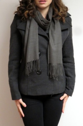 Dark Grey Winter Scarf Sale...