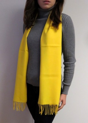 Warm Yellow Winter Scarf - ...