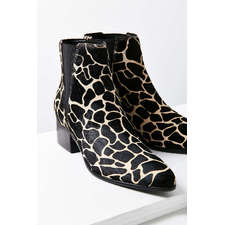 Giraffe Print Pony Hair Pola Chelsea Boot 