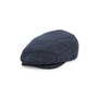 Brixton Hooligan Glen Plaid Driving Cap, Main, color, Washed Navy/ Off White