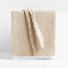 View Calda Chantilly 70"x55" Warm Sand Beige Throw Blanket - image 1 of 10