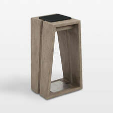 View Skaal Teak LED Solar Outdoor Lantern 15" - image 1 of 5