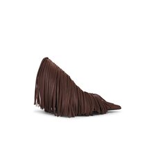 GIA BORGHINI Amelia Fringes Heel in Tiramisu | REVOLVE