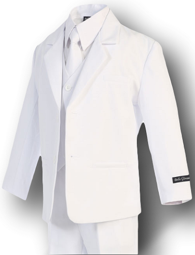 White - Formal Boys Suit