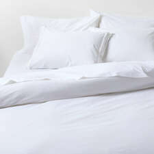 View Favorite Washed Organic Cotton White Eyelash King Duvet Cover - image 1 of 15