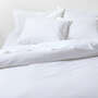 View Favorite Washed Organic Cotton White Eyelash King Duvet Cover - image 1 of 15
