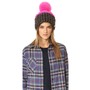 Mischa Lampert Deep Two Tone Beanie Hat