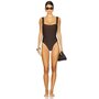 Tularosa Flirty One Piece in Dark Brown | REVOLVE