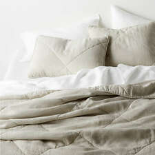 View EUROPEAN FLAX ™-Certified Linen Warm Naturals King Quilt - image 1 of 11