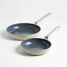 View Crate &amp; Barrel EvenCook Ceramic ™ Taupe Nonstick Fry Pans, Set of 2 - image 1 of 4