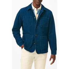 Brooks Brothers Pinwhale Cotton Corduroy Chore Jacket, Main, color, Indigo Cord