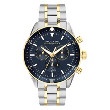 Movado Heritage Calendoplan Chronograph Bracelet Watch, 42mm, Main, color, Blue