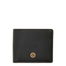 Versace Medusa Leather Bifold Wallet, Main, color, Black/ Versace Gold
