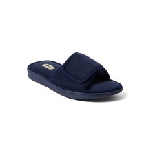 DEARFOAMS Collin Terry Adjustable Shower Slide Slipper, Main, color, Navy Blazer