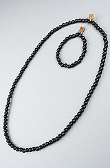 GoodWood The Necklace & Bracelet Set in Black