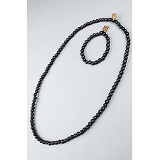 GoodWood The Necklace & Bracelet Set in Black