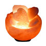 Himalayan Salt Lamp – Prosperity Bowl with Heart Shaped Salt Crystals