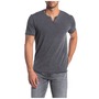 Button Notch Neck T-Shirt, ...