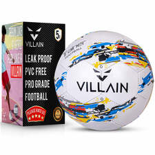 Villain Trainer Size 5 Football with hand-stitched durable design