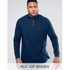  Duke PLUS Polo With Long Sleeves In Navy