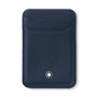 Montblanc Sartorial Leather Card Case, Main, color, Blue