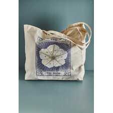 EBX Moon Flower Tarot Card Tote Bag laid out