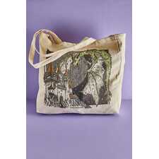 EBX Dragon Siege Tarot Card Tote Bag laid out