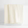 View Brushed Organic Cotton Arctic Ivory Full/Queen Bed Blanket - image 1 of 8