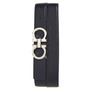 FERRAGAMO Reversible Double Gancio Leather Belt, Main, color, Midnight Oxblood