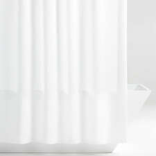View Organic Cotton Waffle White Shower Curtain - image 1 of 2