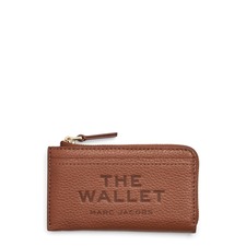 Marc Jacobs The Top Zip Multi Leather Wallet, Main, color, Argan Oil