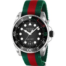 Gucci Dive Nylon Strap Watch, 45mm | Nordstrom