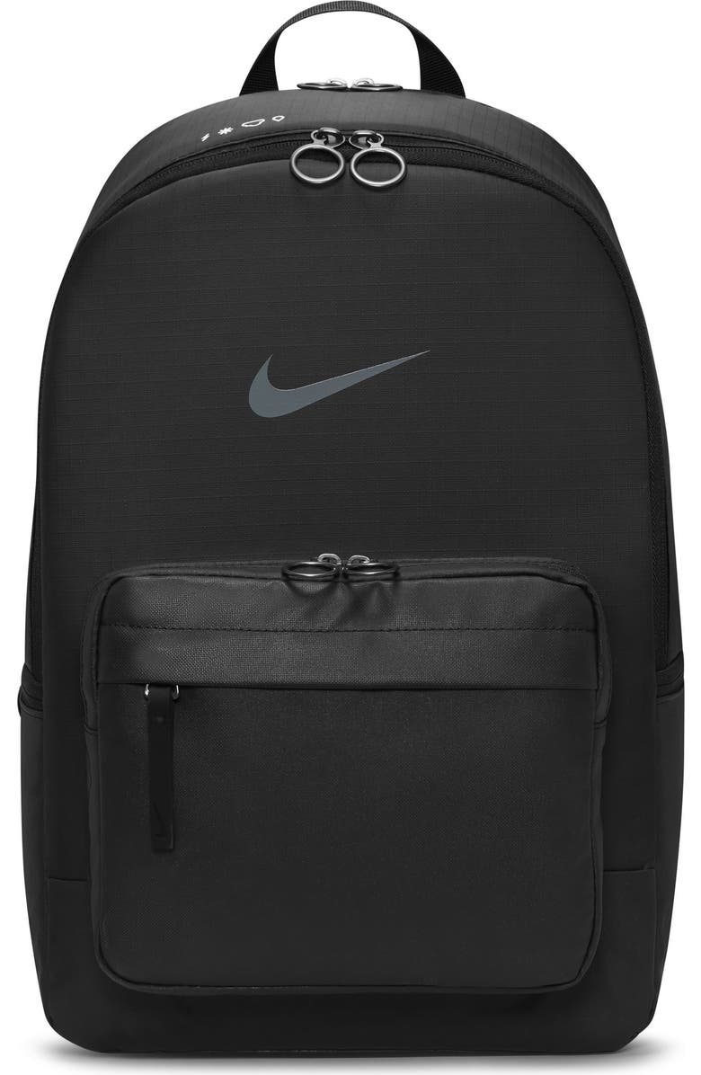 Nike Eugene Heritage Winterized Backpack, Main, color, Black/ Black/ Smoke Grey