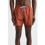 Thom Sweeney Mid Length Swim Trunks, Main, color, Rust