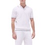 Bugatchi Johnny Collar Rib Polo, Main, color, Chalk