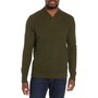 Schott NYC Waffle Knit Thermal Wool Blend Pullover, Main, color, Moss Green