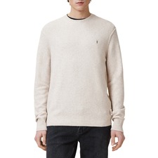 AllSaints Statten Crewneck Sweater, Main, color, Oatmeal White