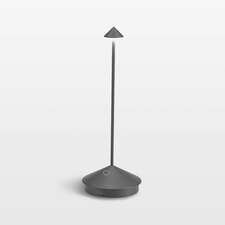 View Pina Pro Dark Grey Metal Table Lamp by Zafferano America 11.4" - image 1 of 3