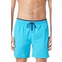 Bugatchi Quinn Swim Trunks, Main, color, Aqua