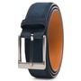 Magnanni Telante Suede Belt, Main, color, Indigo Suede