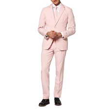 OppoSuits Blush Solid Two-Piece Suit with Tie, Main, color, Pink