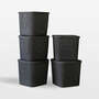 View Sortjoy Original Carbon Sculpted Storage Bin with Lid - image 1 of 3