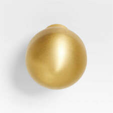 View Rune Round Brass Knob - image 1 of 6