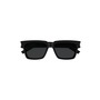 Saint Laurent Vadim 54mm Rectangular Sunglasses, Main, color, Black