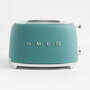View SMEG Matte Jade Green 2-Slice Toaster - image 1 of 11