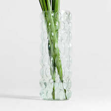 View Bubbles Oversized Recycled Glass Vase 27" by Brigette Romanek - image 1 of 7
